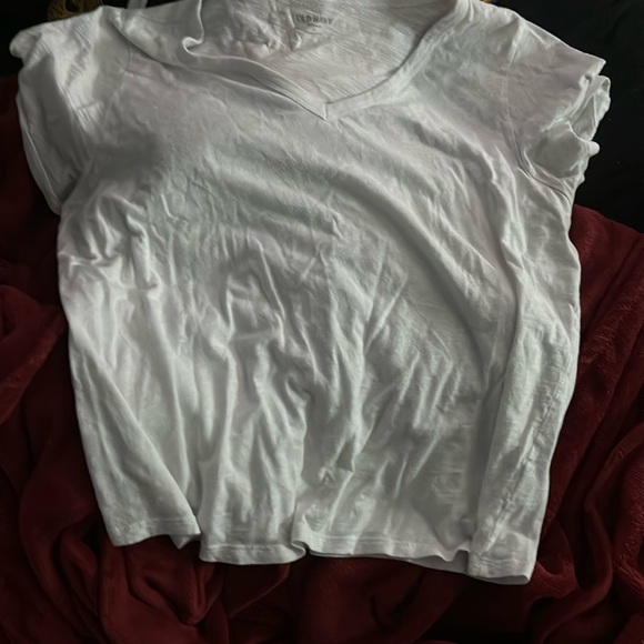 White old navy t-shirt Size L - Picture 2 of 2